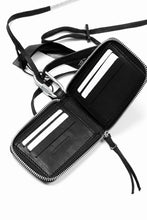 画像をギャラリービューアに読み込む, 11 BY BORIS BIDJAN SABERI WALLET with NECK STRAP &quot;WALLET2-FMM20033&quot; (BLACK)