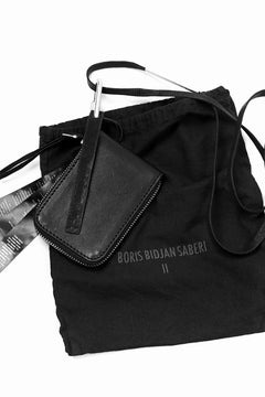 画像をギャラリービューアに読み込む, 11 BY BORIS BIDJAN SABERI WALLET with NECK STRAP &quot;WALLET2-FMM20033&quot; (BLACK)