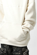 画像をギャラリービューアに読み込む, A.F ARTEFACT &quot;FLUFFY&quot; EMBROIDERED HOODIE / BomberFLEECE (IVORY)