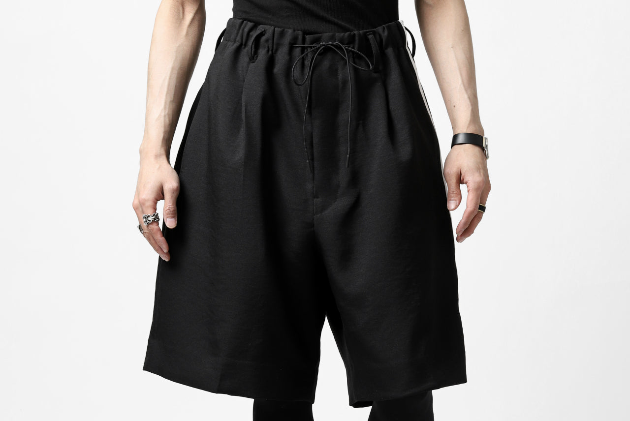 Y-3 Yohji Yamamoto ELEGANT THREE STRIPES TAILOR-SHORTS (BLACK)