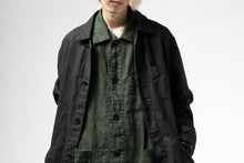 画像をギャラリービューアに読み込む, ISAMU KATAYAMA BACKLASH WORK COAT / GARMENT NATURAL DYED LINEN (LEAF)