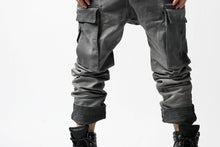 画像をギャラリービューアに読み込む, 11 BY BORIS BIDJAN SABERI CARGO POCKET PANT &quot;P21B-F1451&quot; (STRETCH DENIM / DIRTY GREY)