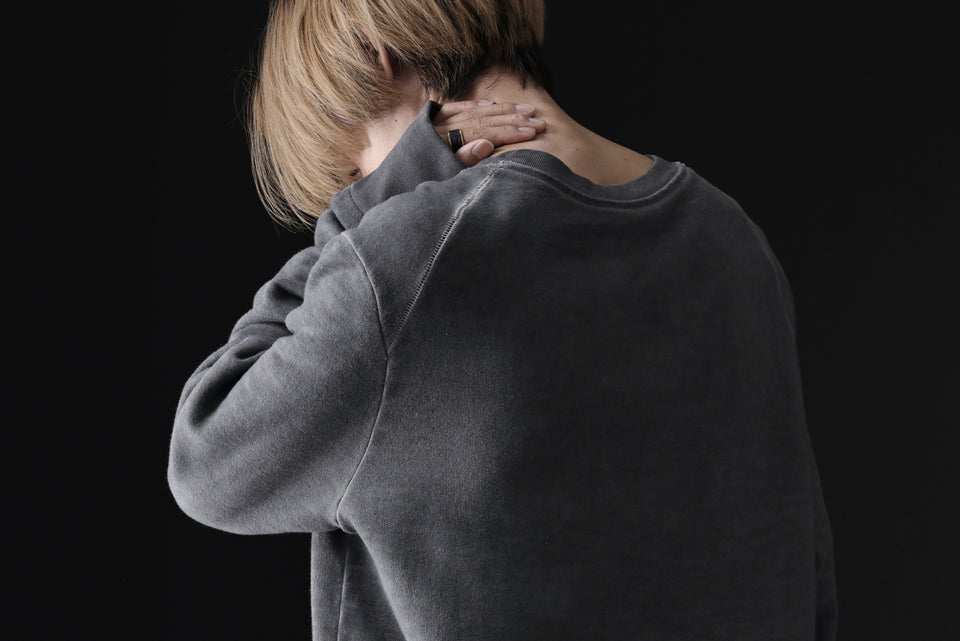 画像をギャラリービューアに読み込む, daub DYEING SWEAT PULLOVER / BRUSHED BACK TERRY FLEECE (GREY)