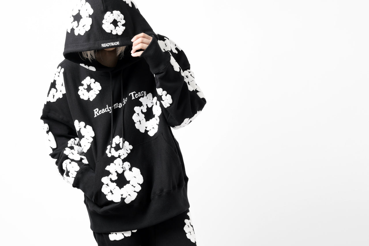 Buy READYMADE x Denim Tears Cotton Wreath Hoodie 'Black/White