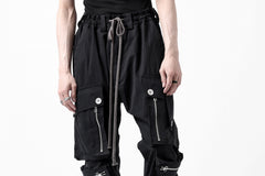 Load image into Gallery viewer, A.F ARTEFACT -RIPSTOP- SARROUEL CARGO LONG PANTS (BLACK)