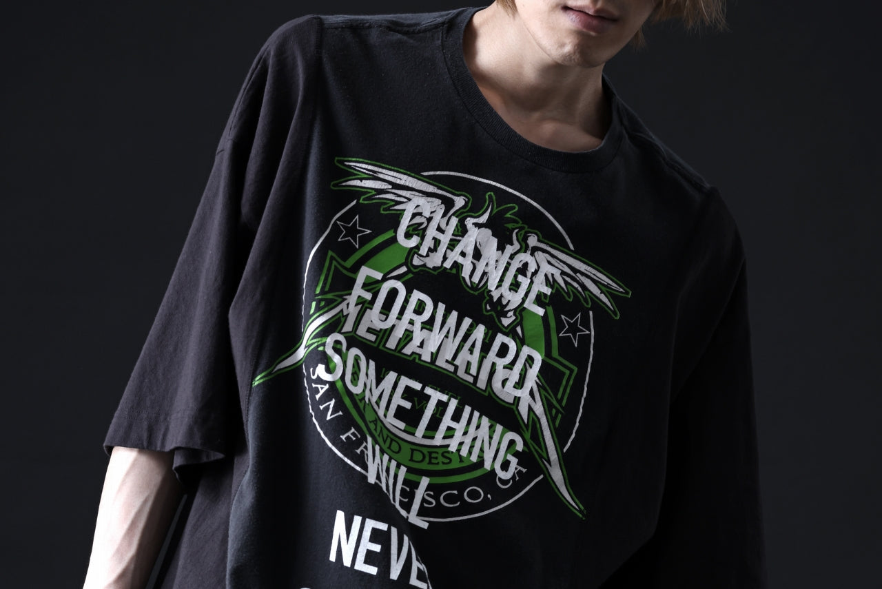 CHANGES VINTAGE REMAKE MULTI PANEL TEE (BLACK #6)