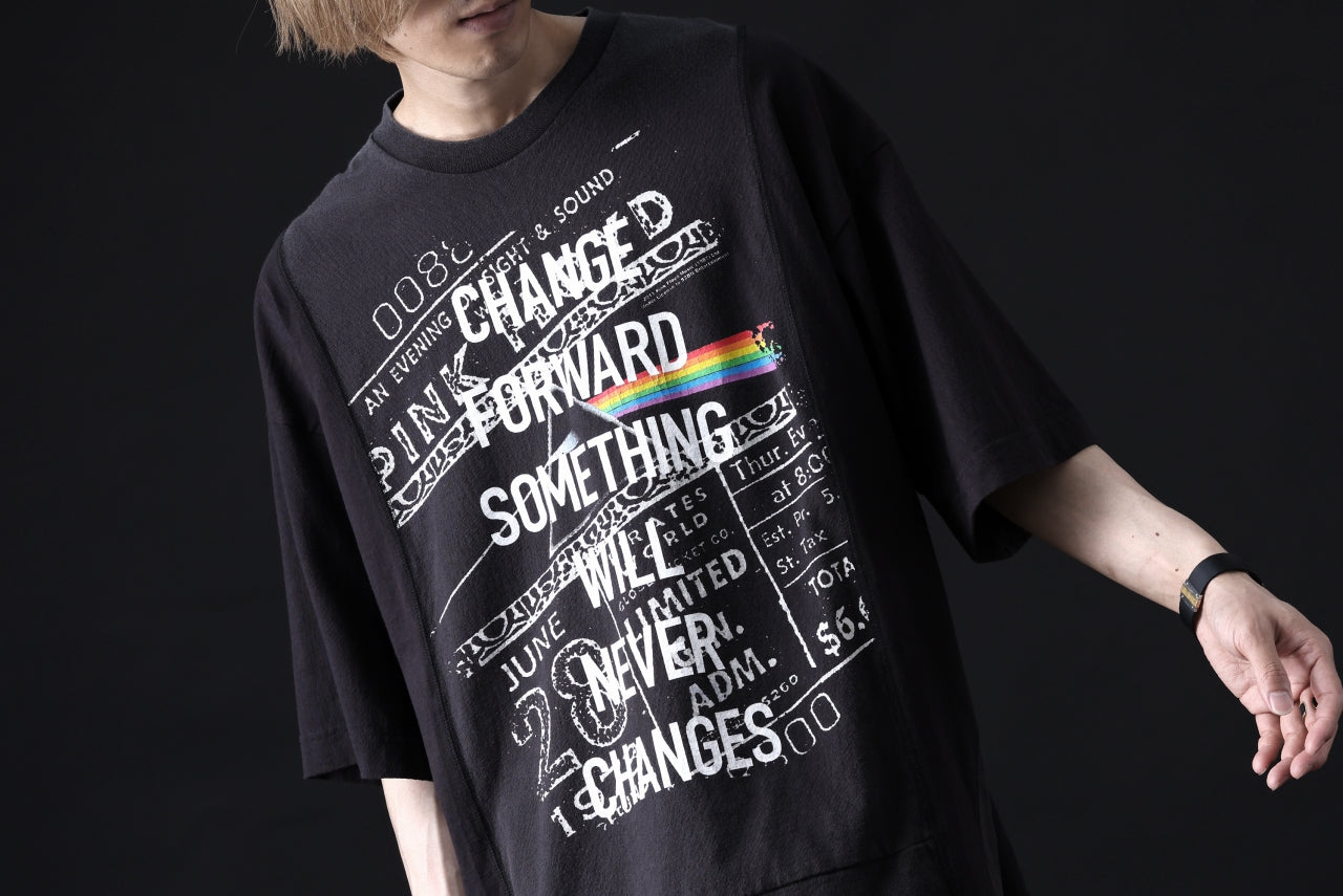 CHANGES VINTAGE REMAKE MULTI PANEL TEE (BLACK #8)