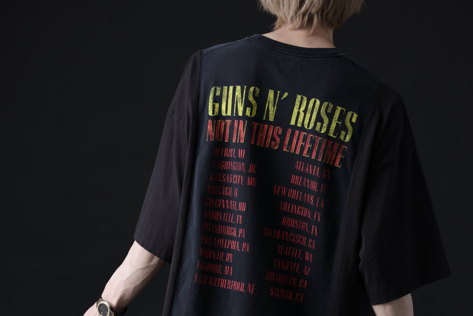 画像をギャラリービューアに読み込む, CHANGES VINTAGE REMAKE MULTI PANEL TEE (BLACK #12)