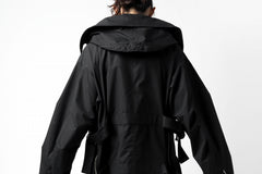 画像をギャラリービューアに読み込む, KLASICA WATER FALL MODS COAT / Ventile® UK L24 (BLACK)