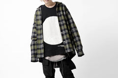 画像をギャラリービューアに読み込む, A.F ARTEFACT OVERSIZED CHECK SHIRT (KHAKI)