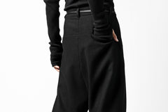 Load image into Gallery viewer, Nostra Santissima LOW CROTCH WOOLEN PANTS (BLACK)