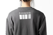 画像をギャラリービューアに読み込む, A.F ARTEFACT &quot;NUMBERS&quot; SWEATER TOPS (GREY)