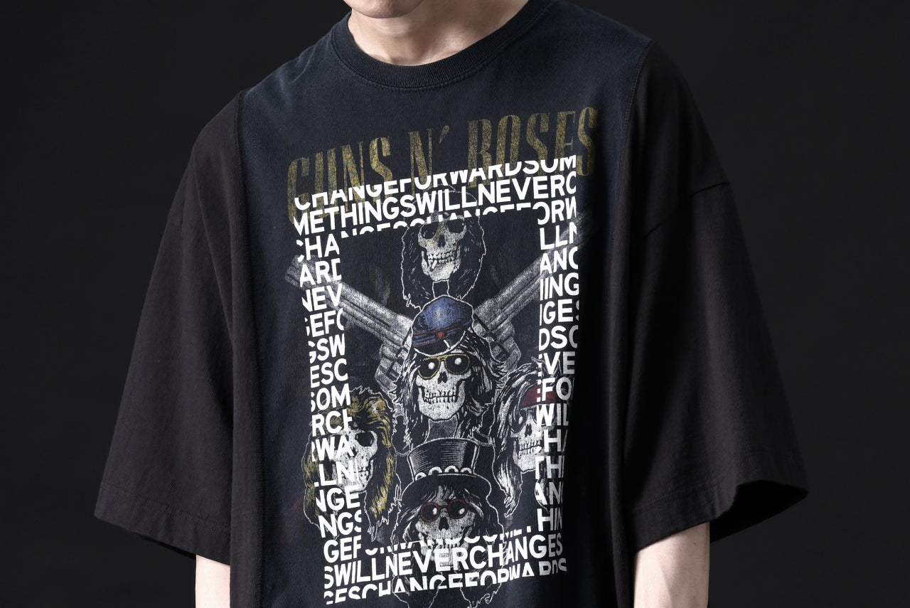 CHANGES VINTAGE REMAKE MULTI PANEL TEE (BLACK #12)