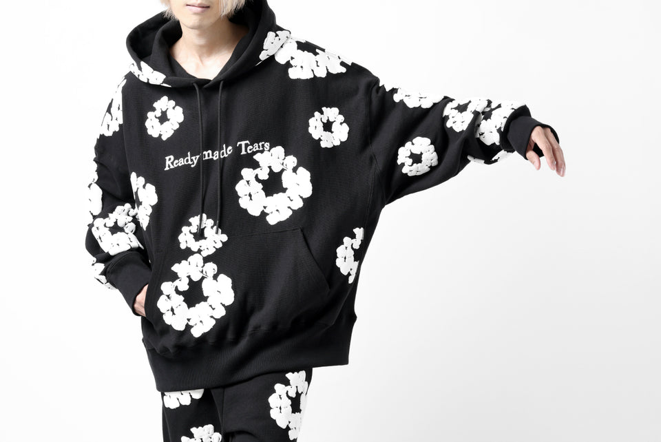 画像をギャラリービューアに読み込む, READYMADE x DENIM TEARS COTTON WREATH HOODIE (BLACK)