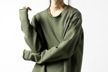 Load image into Gallery viewer, RUNDHOLZ DIP SWEAT SHIRT PULL OVER (MOSS*KHAKI GREEN)