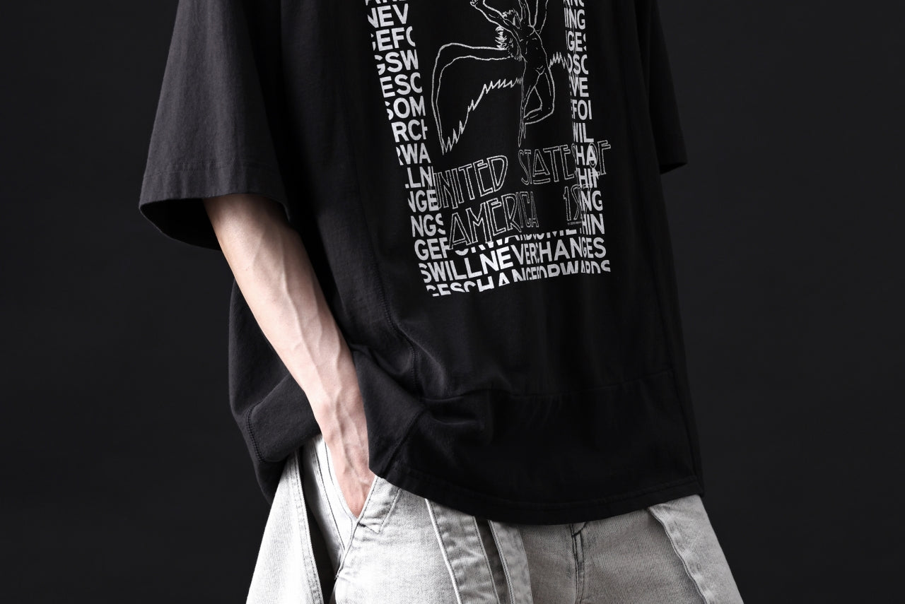 CHANGES VINTAGE REMAKE MULTI PANEL TEE (BLACK #3)