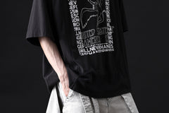 画像をギャラリービューアに読み込む, CHANGES VINTAGE REMAKE MULTI PANEL TEE (BLACK #3)