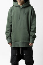 画像をギャラリービューアに読み込む, Y-3 Yohji Yamamoto CLASSIC CHEST LOGO HOODIE PARKA / FRENCH TERRY (GREEN)