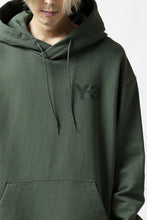 画像をギャラリービューアに読み込む, Y-3 Yohji Yamamoto CLASSIC CHEST LOGO HOODIE PARKA / FRENCH TERRY (GREEN)