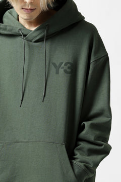 画像をギャラリービューアに読み込む, Y-3 Yohji Yamamoto CLASSIC CHEST LOGO HOODIE PARKA / FRENCH TERRY (GREEN)