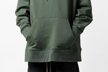 画像をギャラリービューアに読み込む, Y-3 Yohji Yamamoto CLASSIC CHEST LOGO HOODIE PARKA / FRENCH TERRY (GREEN)