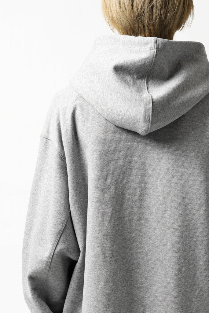 Y-3 Yohji Yamamoto CLASSIC CHEST LOGO HOODIE PARKA / FRENCH TERRY (GREY)