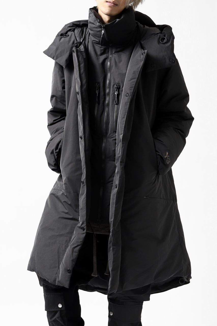 Y-3 Yohji Yamamoto M CH2 DOWN COAT / SUEDED POLY (BLACK)の商品 ...