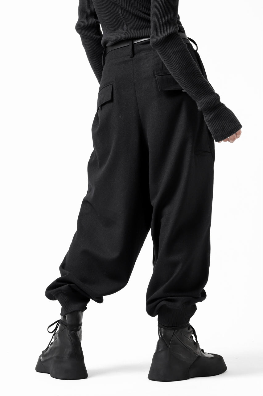 Y-3 Yohji Yamamoto CLASSIC CUFF PANTS / WOOL FLANNEL (BLACK)の商品 ...