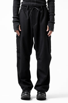 画像をギャラリービューアに読み込む, Y-3 Yohji Yamamoto CLASSIC CARGO PANTS / WOOL FLANNEL (BLACK)