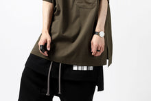 画像をギャラリービューアに読み込む, Y-3 Yohji Yamamoto STRINGS POCKET TEE / PAPER JERSEY (KHAKI)