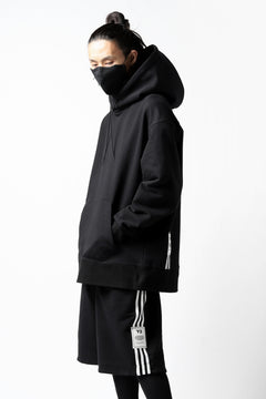 画像をギャラリービューアに読み込む, Y-3 Yohji Yamamoto 3-STP HOODIE PARKA / FRENCH TERRY (BLACK)