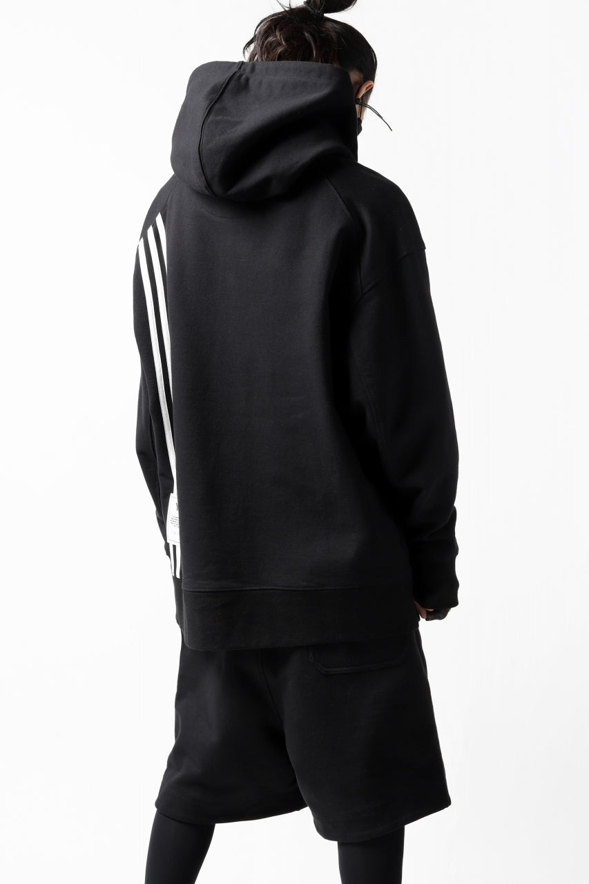 画像をギャラリービューアに読み込む, Y-3 Yohji Yamamoto 3-STP HOODIE PARKA / FRENCH TERRY (BLACK)