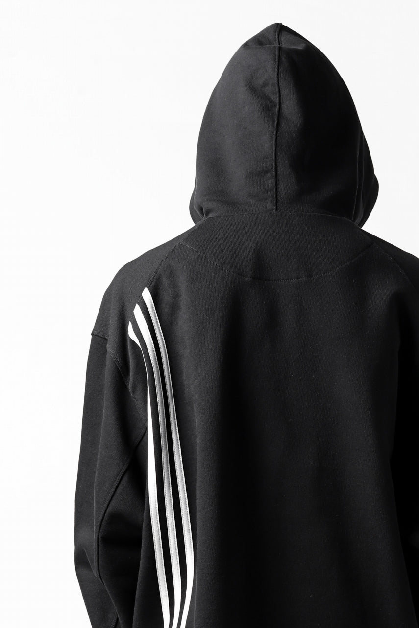 Y-3 Yohji Yamamoto 3-STP HOODIE PARKA / FRENCH TERRY (BLACK)