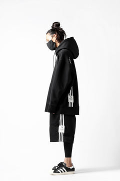 画像をギャラリービューアに読み込む, Y-3 Yohji Yamamoto 3-STP HOODIE PARKA / FRENCH TERRY (BLACK)