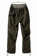 Y's BANG ON! No.189 PATCH WORK PANTS / HIGH DENSITY GABARDINE COTTON (KHAKI)