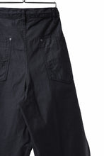 Load image into Gallery viewer, Y&#39;s SWITCHING WORK PANTS / BACK SATIN VULCANIZATION COTTON (BLACK)
