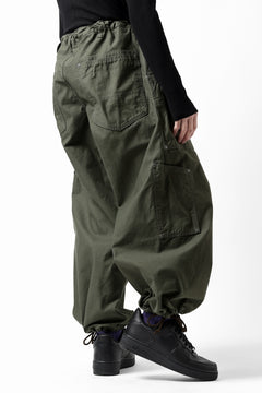Load image into Gallery viewer, Y&#39;s SWITCHING WORK PANTS / BACK SATIN VULCANIZATION COTTON (KHAKI)