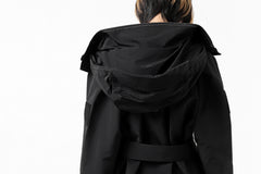 Load image into Gallery viewer, Y&#39;s.... MIRITARY MOUNTAIN PARKA JACKET / GROSGRAIN (BLACK)