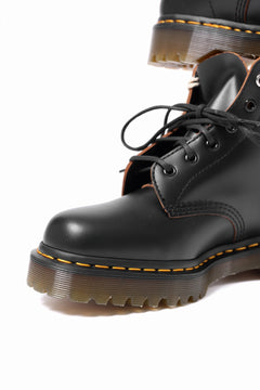 Load image into Gallery viewer, Y&#39;s x Dr. Martens 6-EYES BACK ZIP BOOTS 101 / VINTAGE SMOOTH (BLACK)