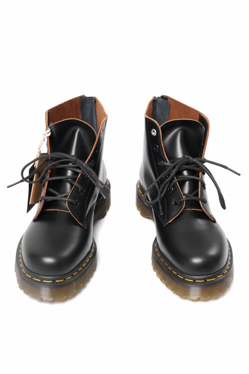 Dr. Martens Black 101 Vintage Smooth Boots for Men