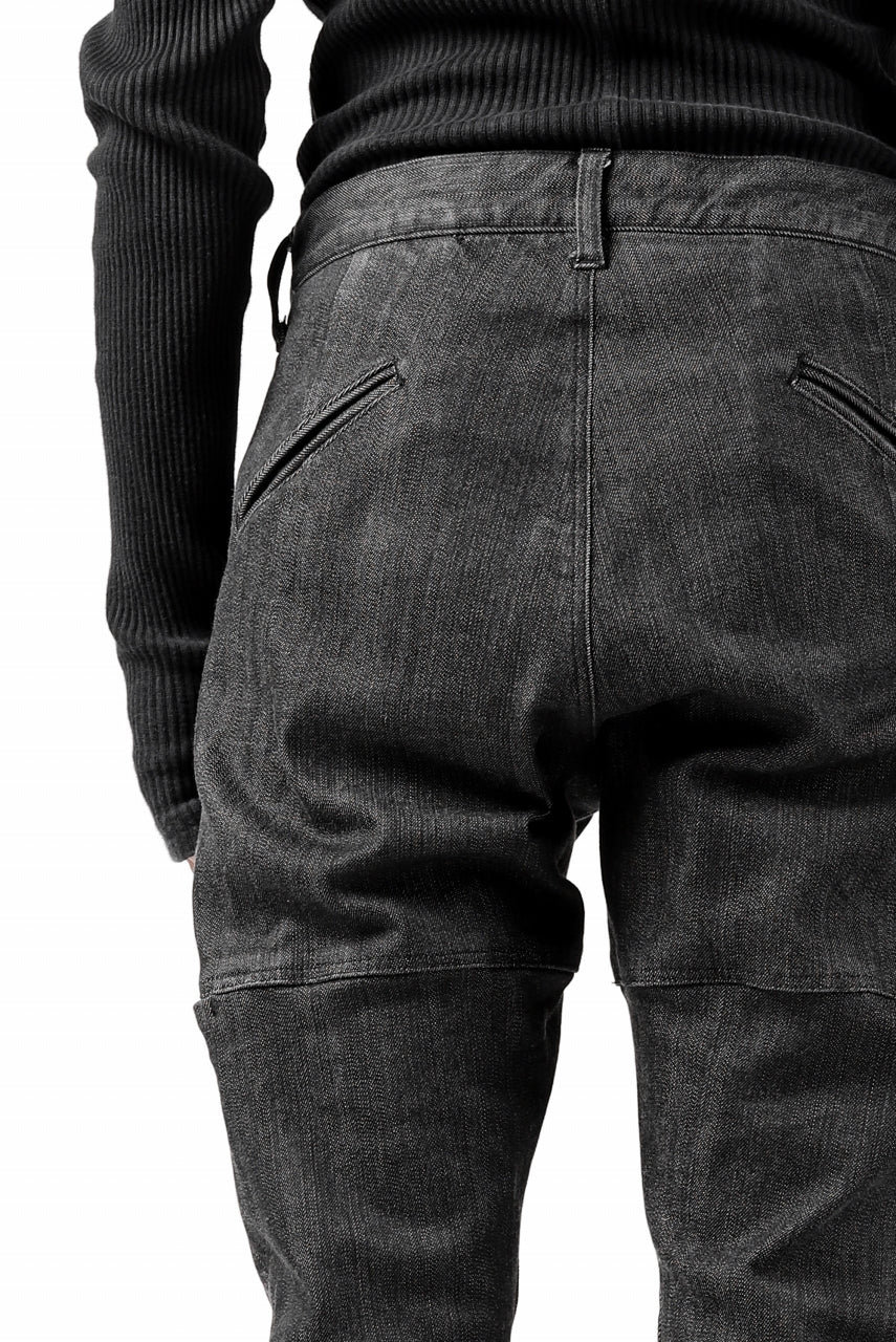 Zero Water-repellent Super Stretch 6-Pocket Denim Pants (BLACK)