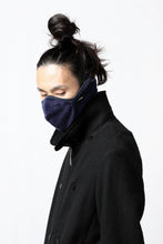画像をギャラリービューアに読み込む, Zero Mouton Jersey×Stretch Japanesepaper 3D Mask Neckwarmer (NAVY)