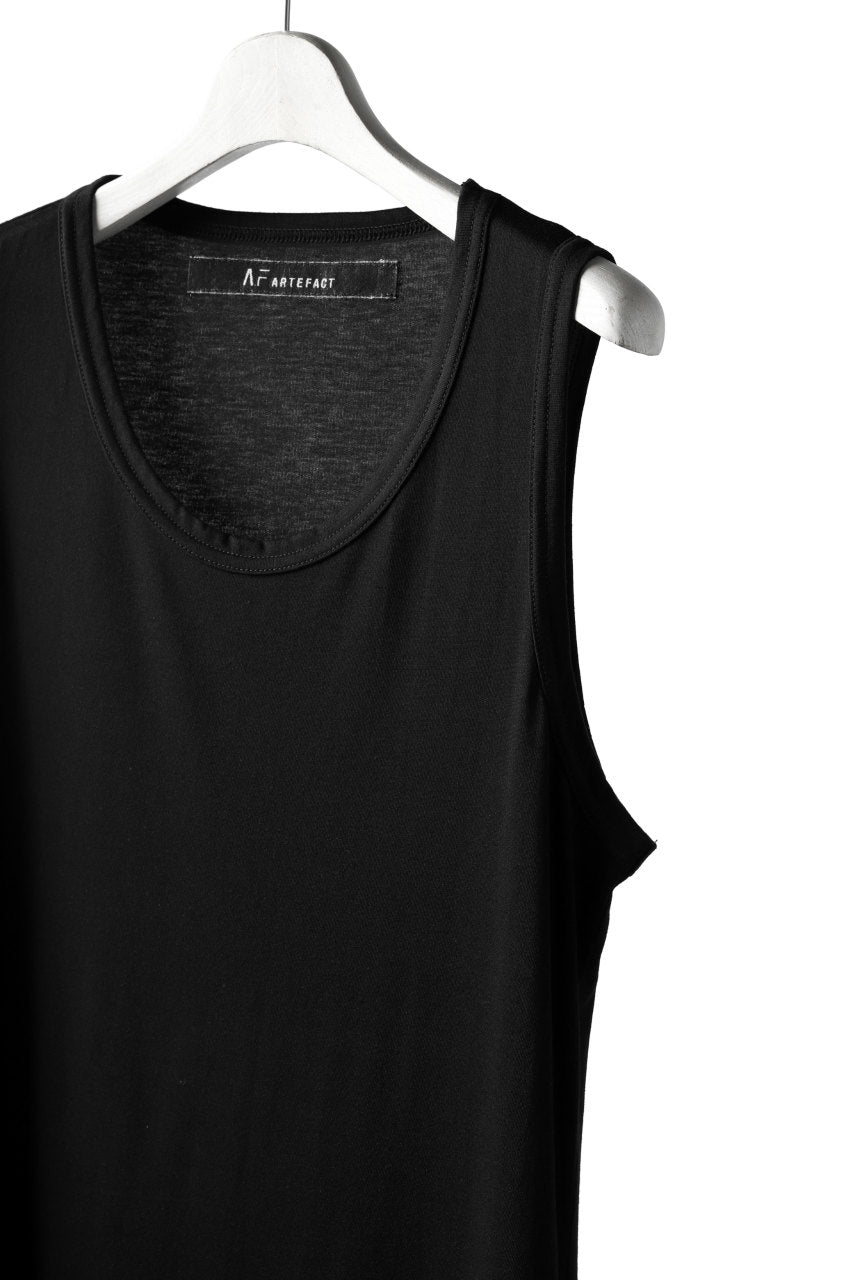 A.F ARTEFACT exclusive LONG TANK TOP (BLACK)