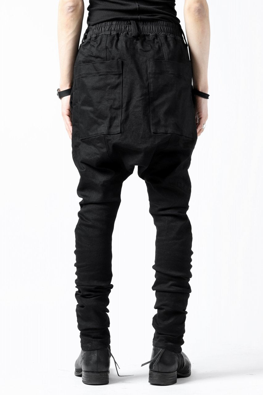 画像をギャラリービューアに読み込む, A.F ARTEFACT &quot;thin-drop&quot; DENIM SARROUEL SKINNY (BLACK)