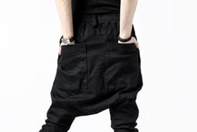 画像をギャラリービューアに読み込む, A.F ARTEFACT &quot;thin-drop&quot; DENIM SARROUEL SKINNY (BLACK)