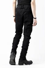 画像をギャラリービューアに読み込む, A.F ARTEFACT -thin-3D- WASHER DENIM ANATOMICAL PANTS (BLACK)