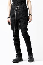 画像をギャラリービューアに読み込む, A.F ARTEFACT -thin-3D- WASHER DENIM ANATOMICAL PANTS (BLACK)