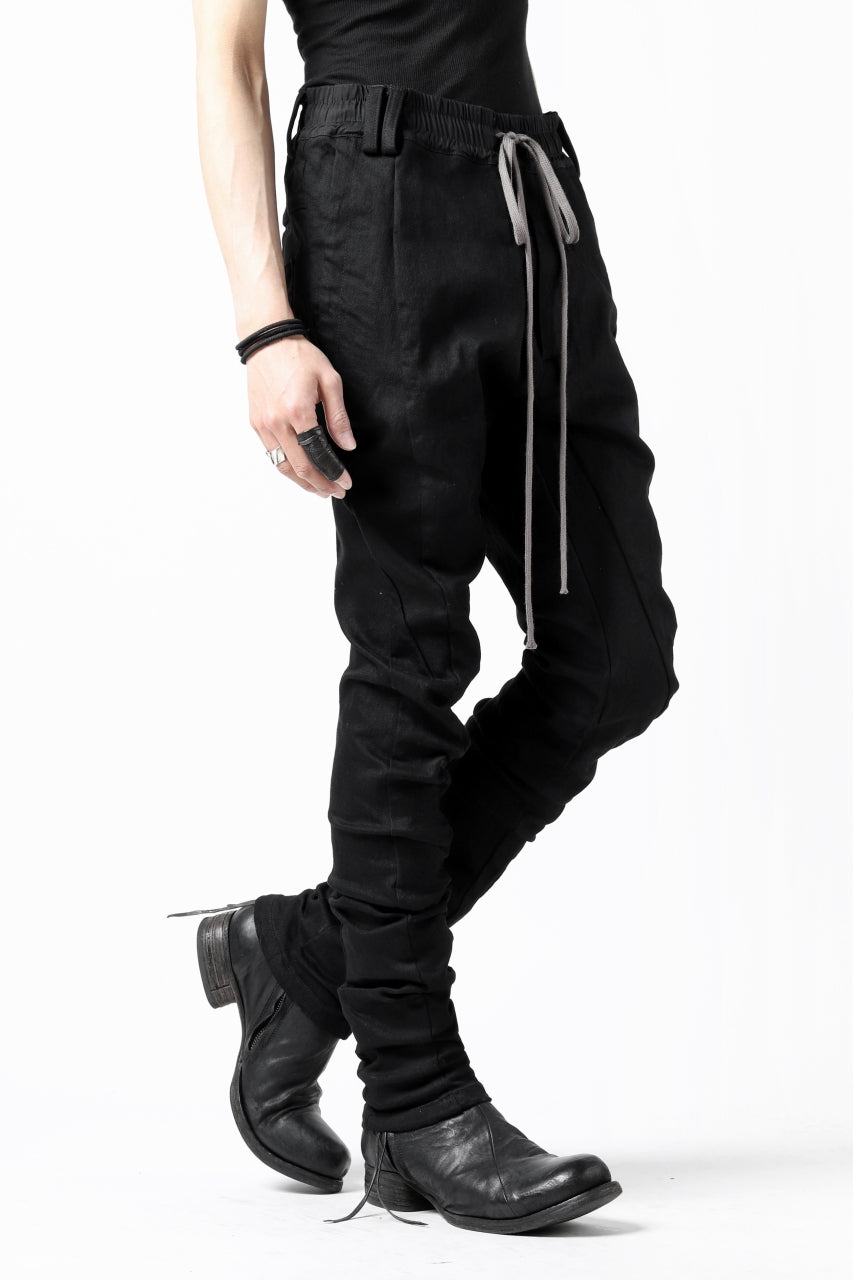 Load image into Gallery viewer, A.F ARTEFACT &quot;THIN-3D&quot; DENIM ANATOMICAL PANTS (BLACK)