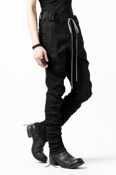 画像をギャラリービューアに読み込む, A.F ARTEFACT -thin-3D- WASHER DENIM ANATOMICAL PANTS (BLACK)