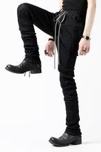 画像をギャラリービューアに読み込む, A.F ARTEFACT -thin-3D- WASHER DENIM ANATOMICAL PANTS (BLACK)